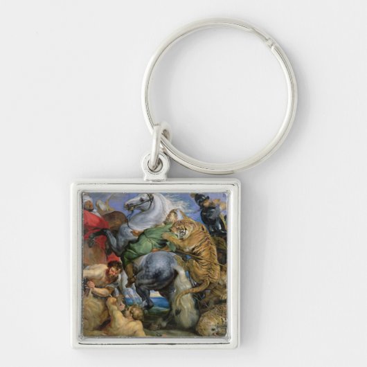 Die Tiger-Jagd, c.1616 Schlüsselanhänger (Vorne)