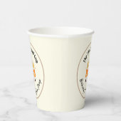 Die Time Traveler Coffee Geschäft Papiertasse Pappbecher (Rechts)