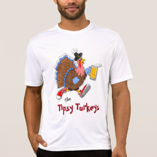 Die Tipsy Türkei (Bier) - SS Sport-Tek T-Shirt