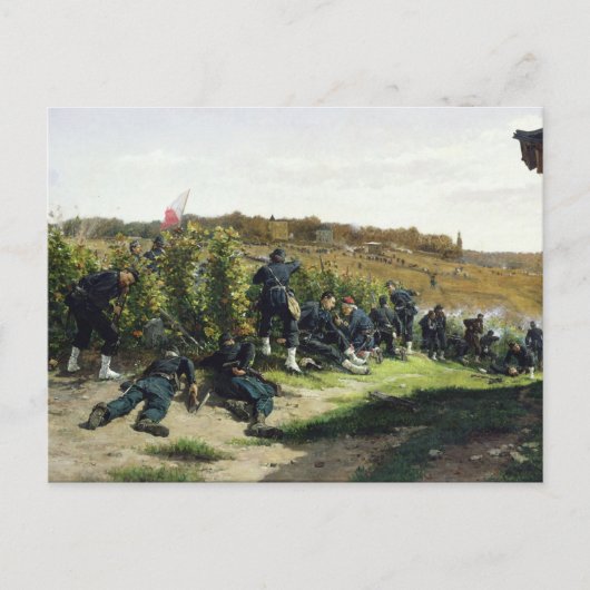 Die Tirailleurs de la Seine Postkarte (Vorderseite)