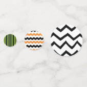 Die Tischdekoration der Halloween-Muster im Party Konfetti (Rückseiten)