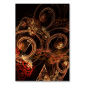 Die Tischtafel "Sound Abstrakt Art" Tischnummer (Rückseite)