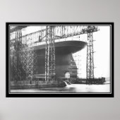 Die Titanic-Serie Poster Titanic Launch (Vorne)