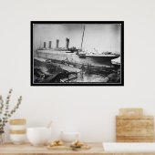 Die Titanic wurde 1909 gebaut Poster (Küche)