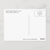 Die Titelseite des Anhörungspräsidiums Postkarte (Rückseite)