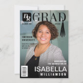 Die Titelseite des Doctor Graduate Foto Trendy Mag Ankündigung (Vorderseite)
