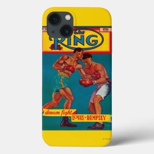 Die Titelseite des Ring Magazine Case-Mate iPhone Hülle (Rückseite)
