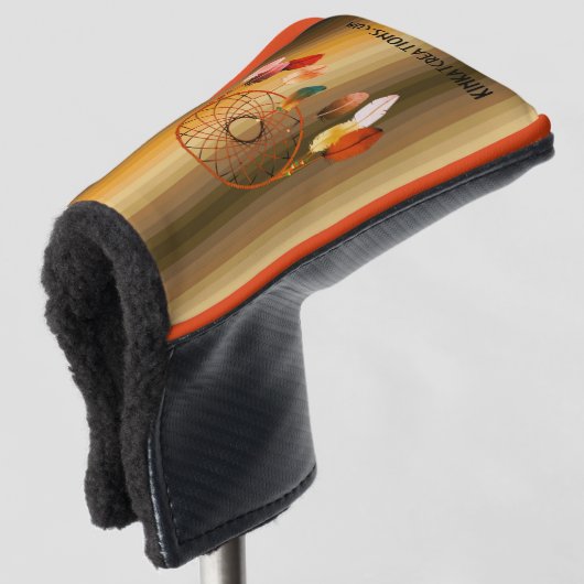 Die Titelseite des Traumfangs Golf Headcover (3/4 Vorderseite)