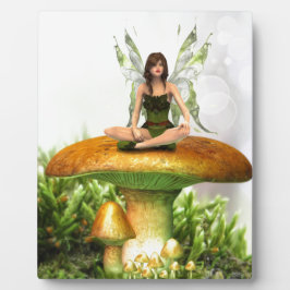Die Toadstool Fairy Fotoplatte