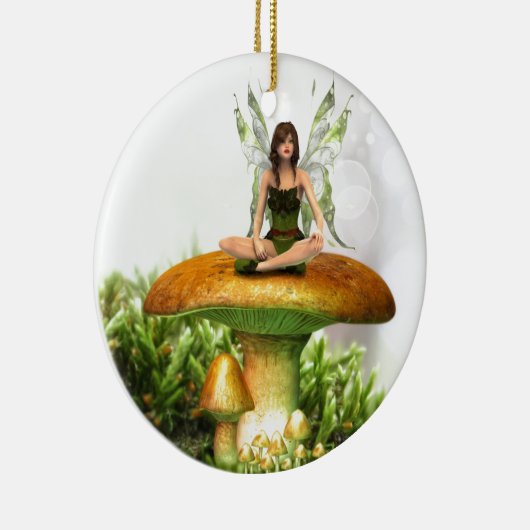 Die Toadstool Fairy Keramikornament (Rechts)