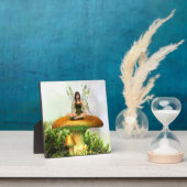 Die Toadstool Fairy Plaque Fotoplatte (InSitu)