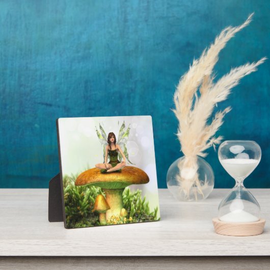 Die Toadstool Fairy Plaque Fotoplatte (InSitu)