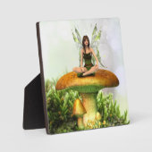 Die Toadstool Fairy Plaque Fotoplatte (Vorderseite)