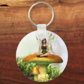 Die Toadstool Fairy Schlüsselanhänger (Vorderseite)