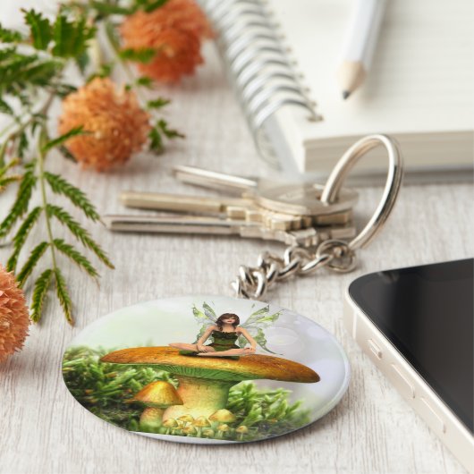 Die Toadstool Fairy Schlüsselanhänger (Seite)