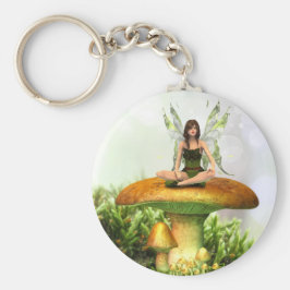 Die Toadstool Fairy Schlüsselanhänger
