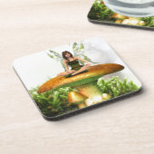 Die Toadstool Fairy Untersetzer (Linke Seite)