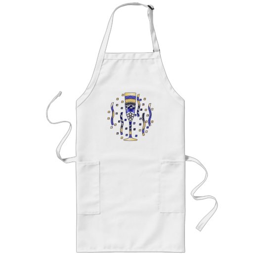 Die Toast-Schürze des Neujahrs Lange Schürze (Vorne)