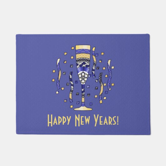 Die Toast-Türmchen des Neujahrs Fußmatte (Vorderseite)