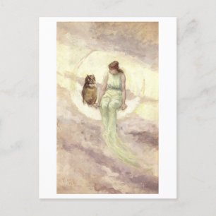 "Die Tochter der Hexe" von Frederick Stuart Church Postkarte
