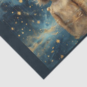 Die Tochter der Sterne im Hintergrund Seidenpapier (Ausschnitt)