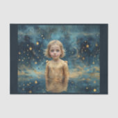 Die Tochter der Sterne im Hintergrund Seidenpapier (Vorderseite)