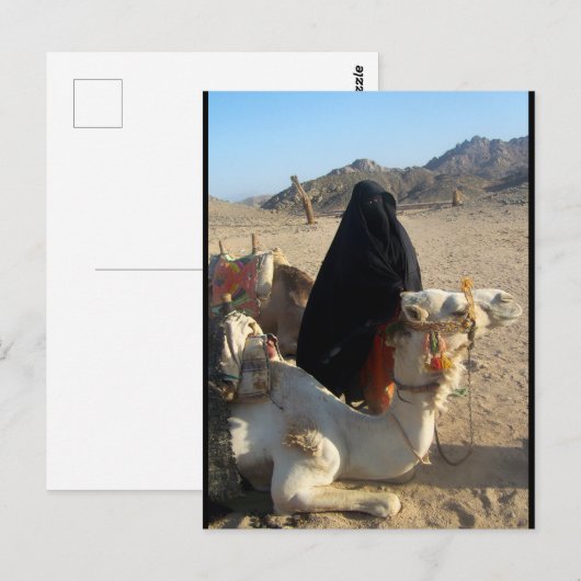 Die Tochter der Wüste Postkarte (Vorne/Hinten)