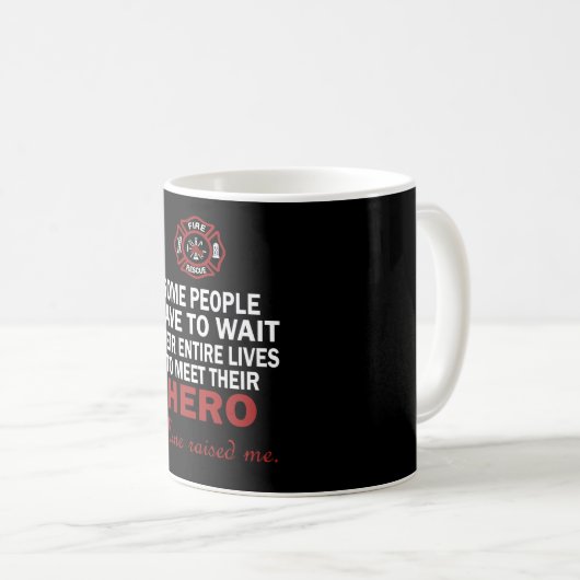 DIE TOCHTER DES FEUERWEHRMANNS KAFFEETASSE (VorderseiteRechts)