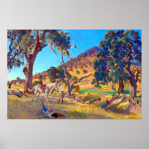 Die Tochter des Squatters George W Lambert 1923 Poster