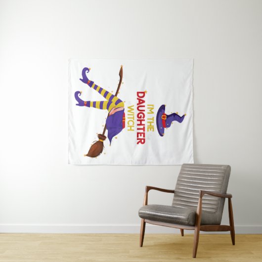 Die Tochter Hexe Wandteppich (Beispiel (Horizontal))