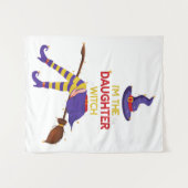 Die Tochter Hexe Wandteppich (Vorderseite (Horizontal))