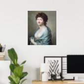 Die Tochter: Portrait von Caroline Susanne Graff Poster (Heimbüro)