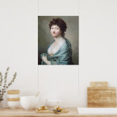 Die Tochter: Portrait von Caroline Susanne Graff Poster (Küche)