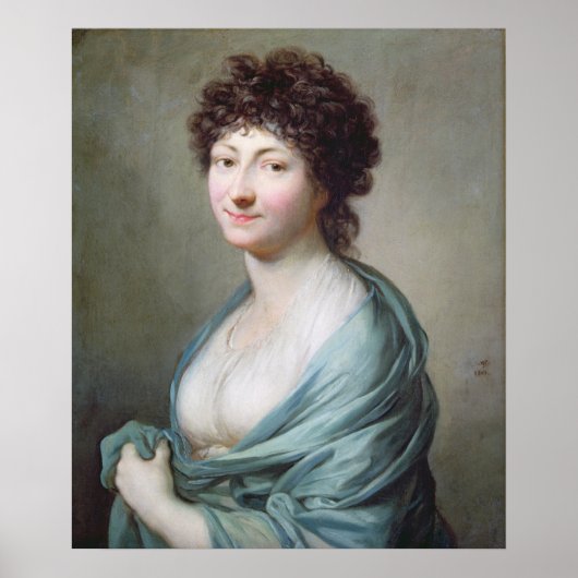 Die Tochter: Portrait von Caroline Susanne Graff Poster (Vorne)