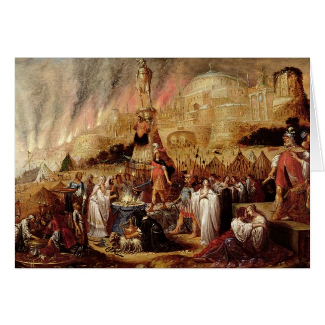 Die Tochter von Jephthah, 1643 (Vorderseite (Horizontal))