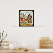 Die Todesfälle von Melvill & Coghill in Isandlwana Poster (Küche)