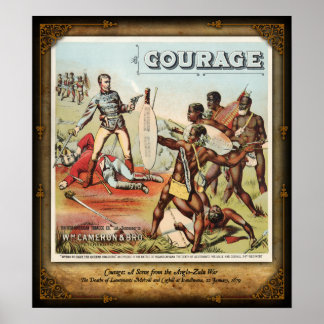 Die Todesfälle von Melvill & Coghill in Isandlwana Poster
