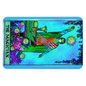 Die Todeskarte des Magier-Coronavirus-Tarots Magnet (Horizontal)