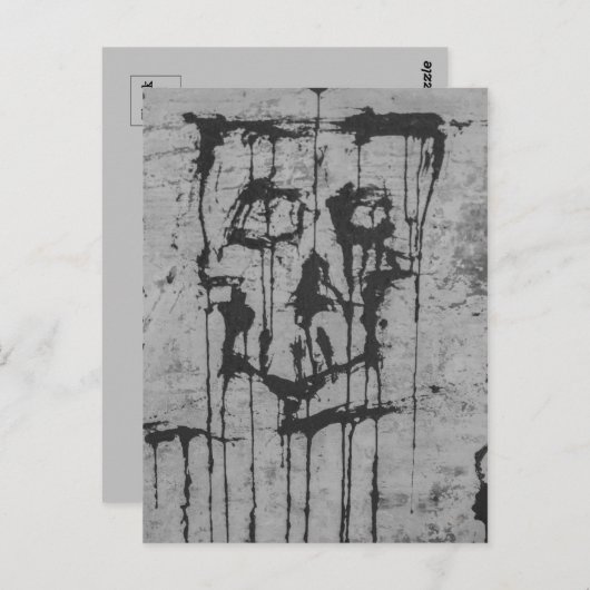 Die Todeskarte Postkarte (Vorne/Hinten)