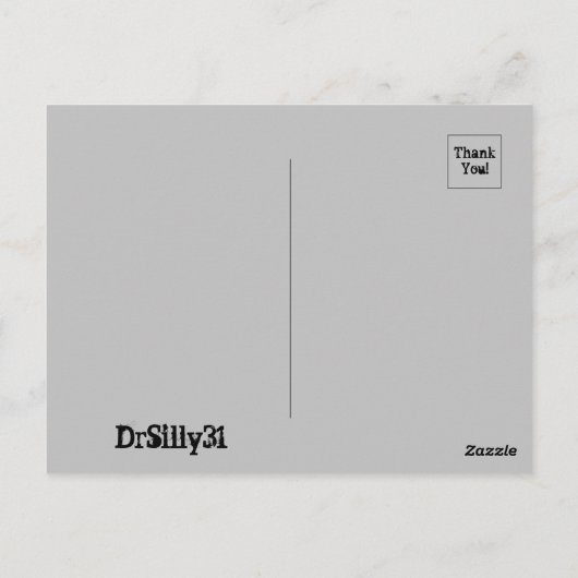 Die Todeskarte Postkarte (Rückseite)