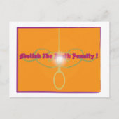 Die Todesstrafe abschaffen! Postkarte (Vorderseite)