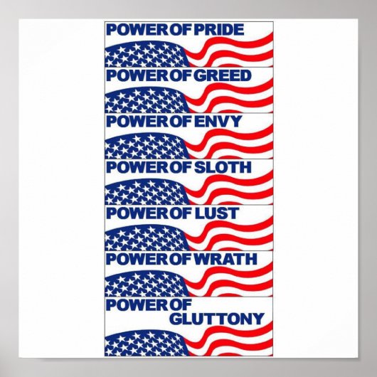 Die tödlichen Sins Poster (Vorne)