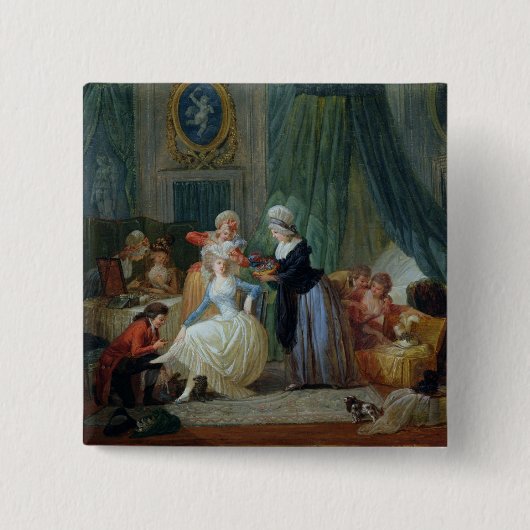 Die Toilette Button (Vorderseite)