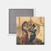 Die Toilette der Odalisque Magnet (Vorderseite/Rückseite)