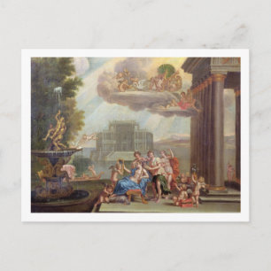 Die Toilette der Venus aus dem 18. Jahrhundert Postkarte