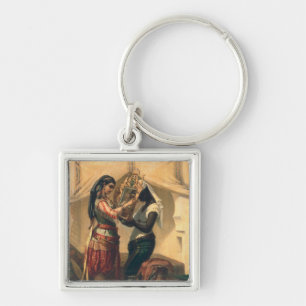 Die Toilette des Odalisque Schlüsselanhänger
