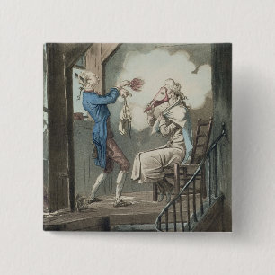 Die Toilette des Sekretärs eines Rechtsanwalts, Button