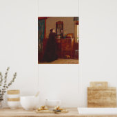 Die Toilette - Eastman Johnson Fine Art Poster (Küche)