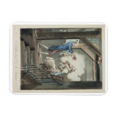 Die Toilette eines Anwalts-Mitarbeiters, eingravie Magnet (Horizontal)