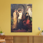 Die Toilette im Seraglio Leinwanddruck (Insitu (Wohnzimmer))